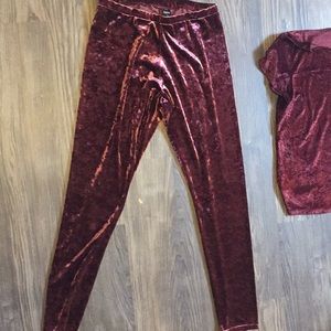 Velvet Two Piece